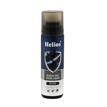 Helios Shoe Polish Glossy Self Shine Liquid Black